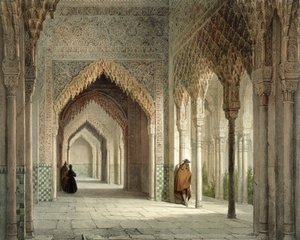 The Court Room of the Alhambra, Granada