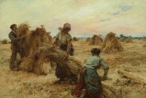 The Harvesters by Leon Augustin Lhermitte