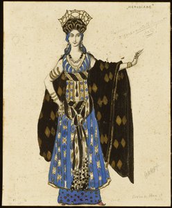 A Costume Design for "Salome": Herodiade