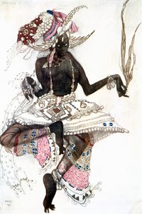 Bayadere Costume Design for Le Dieu Bleu (The Blue God) by Leon Bakst