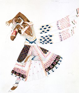 Bayadere Costume Design for Le Dieu Bleu (The Blue God) by Leon Bakst