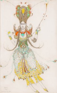 Costume design for Tamara Karsavina as 