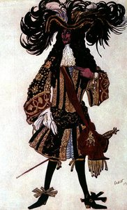 Costume Design for a Neighbouring Prince, from Sleeping Beauty by Leon Bakst