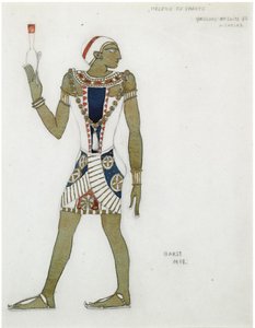 Costume Design for the Ballet Hélène de Sparte by E. Verhaeren and D. de Séverac, 1912
