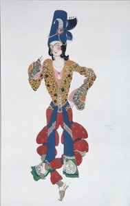Costume Design for the Ballet Sheherazade by N. Rimsky-Korsakov by Leon Bakst