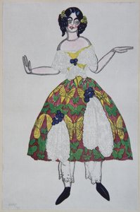Costume design for the ballet The Magic Toy Shop by G. Rossini by Leon Bakst