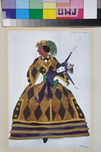 The Englishwoman, Costume Design for the Ballet 