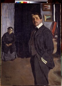 Portrait of Sergei Diaghilev by Leon Bakst