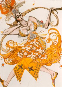The Firebird, Costume for The Firebird, the Ballet by Igor Stravinsky by Leon Bakst