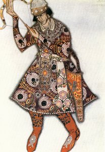 The Tsarevitch Ivan, costume sketch for Igor Stravinski