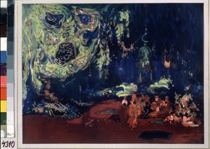 Decor for the ballet "Sheherazade"