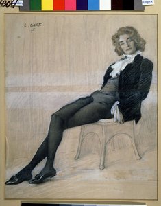 Portrait of the Writer Zinaida Gippius by Leon Bakst
