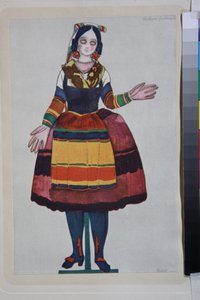 The Italian Doll, Costume for the Ballet 
