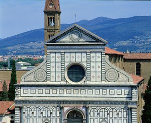 View of Santa Maria Novella, c.1450-70 by Leon Battista Alberti