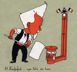 Cartoon by Henri Rochefort, French Journalist and Politician 
