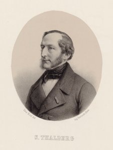 Portrait of the pianist and composer Sigismund Thalberg