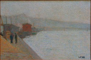 The Banks of the Saône by Leon Pourtau