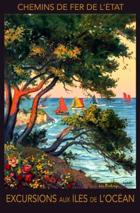 Excursions to the Islands of the Atlantic Ocean, Noirmoutier, Early 20th Century by Leon Printemps