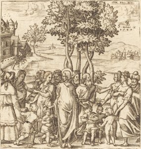 Christ Blesses the Children by Leonard Gaultier