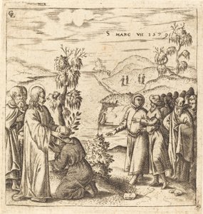 Christ Healing a Deaf Man by Leonard Gaultier