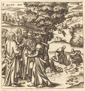 Christ Telling His Disciples of the Parable of the Dragnet by Leonard Gaultier