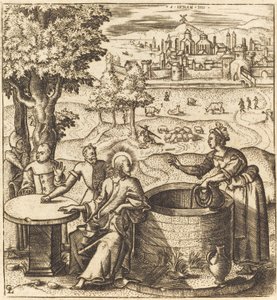 Christ and the Woman of Samaria by Leonard Gaultier