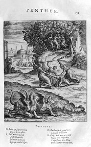 Pentheus, King of Thebes Resisting Dionysus
