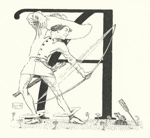 A Was an Archer and Shot at a Frog by Leonard Leslie Brooke