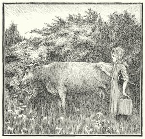 Cushy cow bonny, let down thy milk by Leonard Leslie Brooke