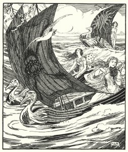 I Saw Three Ships Come Sailing By by Leonard Leslie Brooke