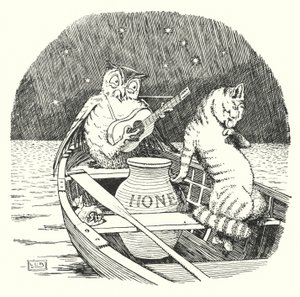The Owl and the Pussy-cat by Leonard Leslie Brooke