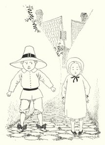 There was a little boy and a little girl lived in an alley by Leonard Leslie Brooke