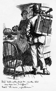 Oh No Sir A Gentleman, c1899 by Leonard Raven Hill