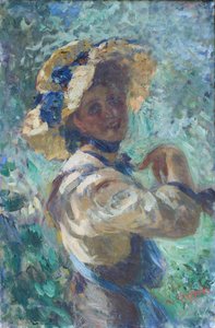 Lady in the Garden