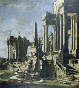 Imaginary Ruins by Leonardo Coccorante