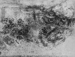 A Deluge by Leonardo da Vinci