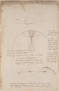 Diagrams on optics, concerning the caustics of reflection; note and sketch on mechanics, concerning the power of percussion and with references to the Aristotelian principle