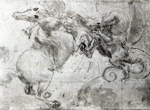 Battle Between a Rider and a Dragon (c.1482)