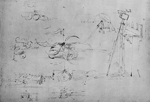 Chariots Armed with Scythes and Flails and Horseman with Three Lances, c1480, 1945