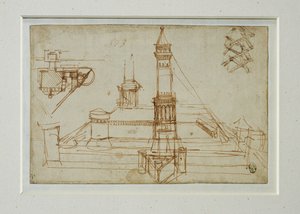 Study of Architecture by Leonardo da Vinci
