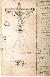 Extract from a Da Vinci Manuscript: Crane by Leonardo da Vinci
