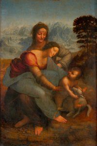 The Virgin and Child with Saint Anne by Leonardo da Vinci