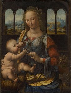 Madonna of the Carnation by Leonardo da Vinci