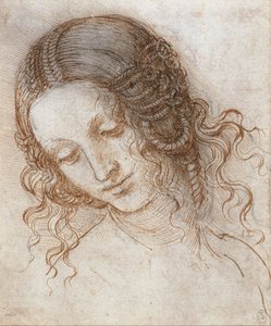 Head of Leda by Leonardo da Vinci