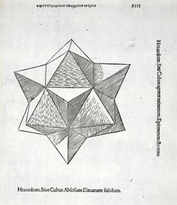 Hexaedron abscisum elevatum solidum, illustration from 