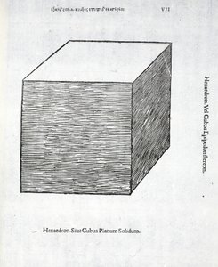 Hexaedron Planum Solidum, Illustration from 