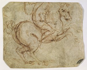 Horse and Cavalier by Leonardo da Vinci