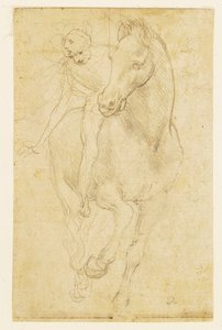 Horse and Rider, c.1480 by Leonardo da Vinci