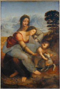 The Virgin and Child with Saint Anne by Leonardo da Vinci