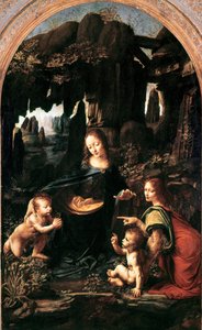 Madonna of the Rocks by Leonardo da Vinci